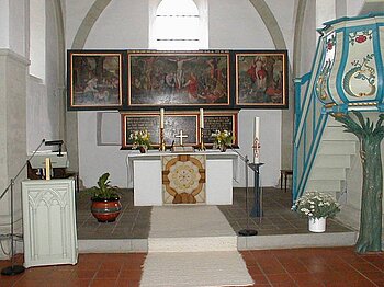 Altar Kirche Welver St. Albanus u. Cyriacus